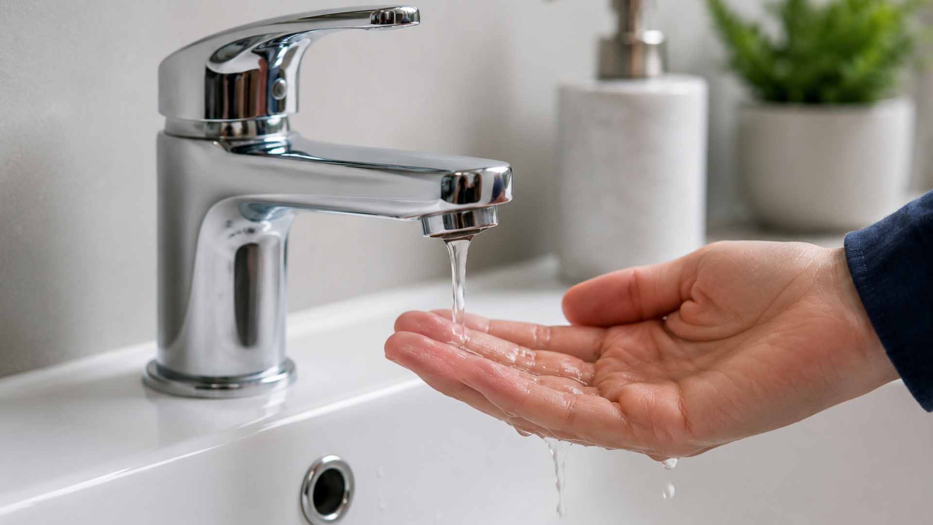 Low water pressure in a home caused by plumbing system issues